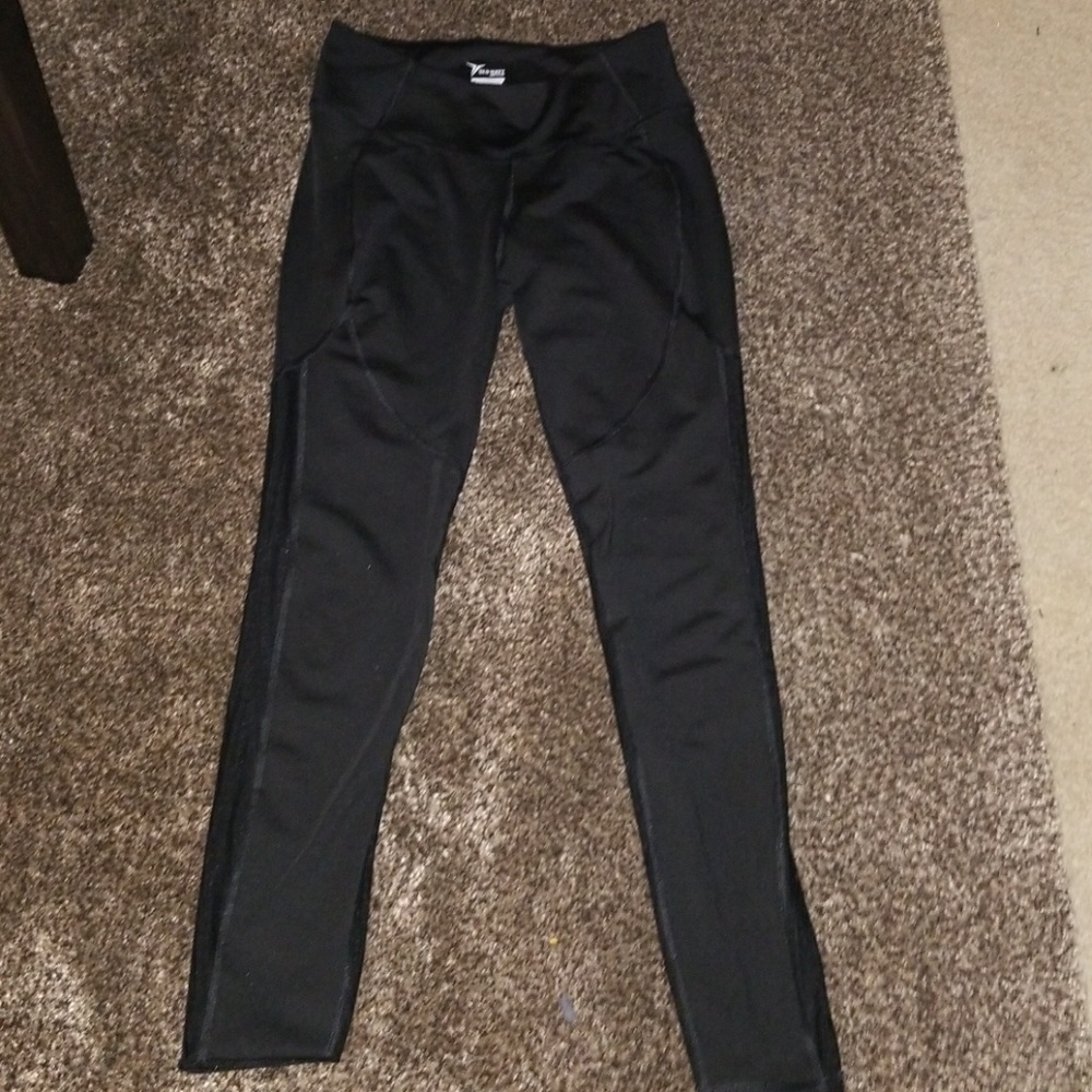 Compression mesh leg running leggings